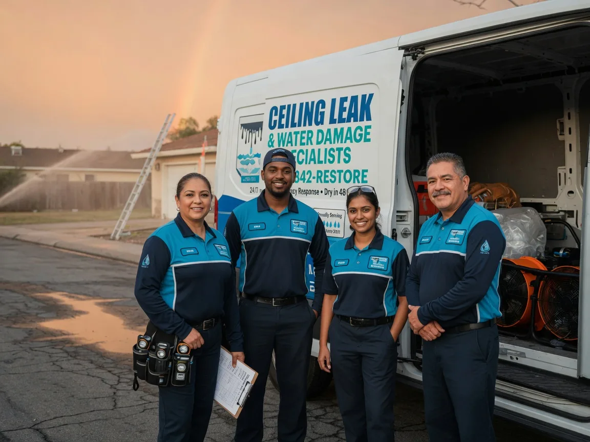 Ceiling Leak Cleanup company in Birchdale, MN