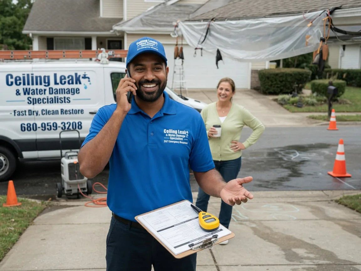 Ceiling Leak Cleanup Birchdale, MN FAQs